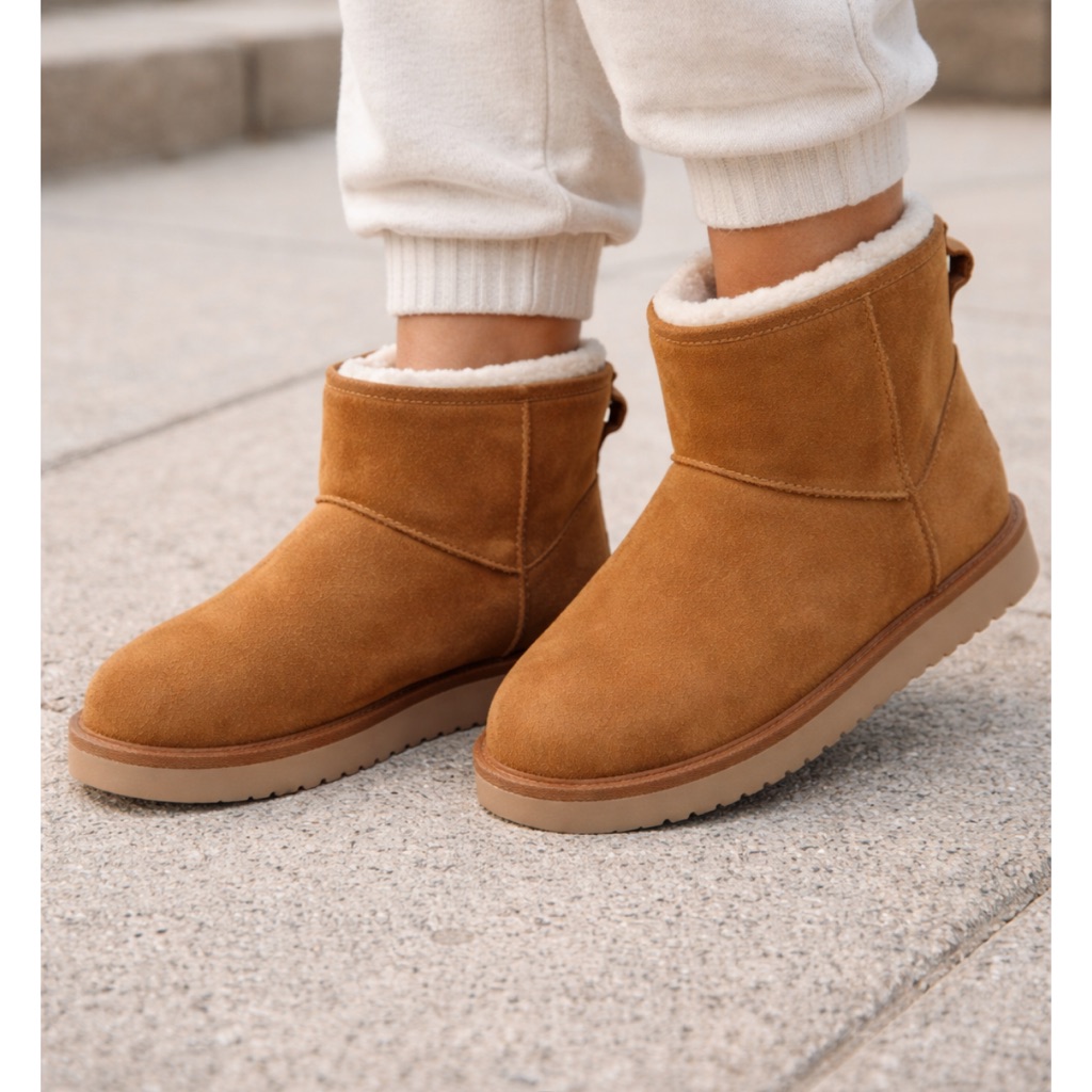 New Koolaburra By Ugg Koola Mini Boots Chestnut Sz10 Price Firm!